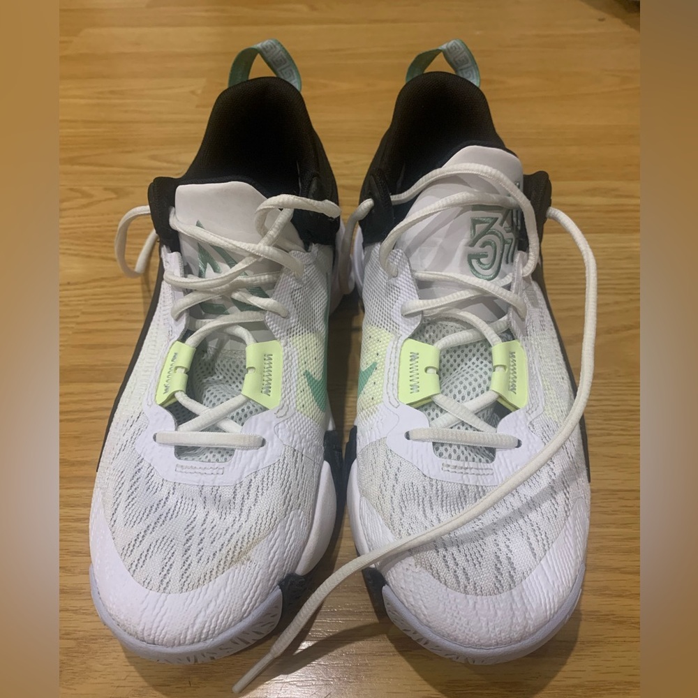 Nike Youth 6Y Giannis Immortality 2 Basketball Shoes White/Green
